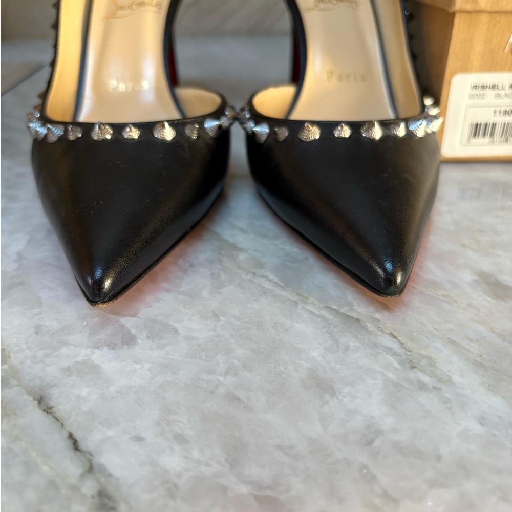 Christian Louboutin iriza sz 39 studded pumps heels - Picture 7 of 7